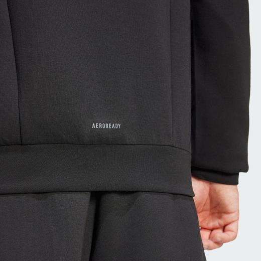 Adidas阿迪达斯TRAINING CREW SWEATSHIRT 男子太空棉挺阔有型长袖圆领卫衣套头衫JJ4642 商品图5