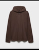 P.R.D 25秋季新款 可可棕 领布标丝光宽松连帽卫衣 WY936 商品缩略图2