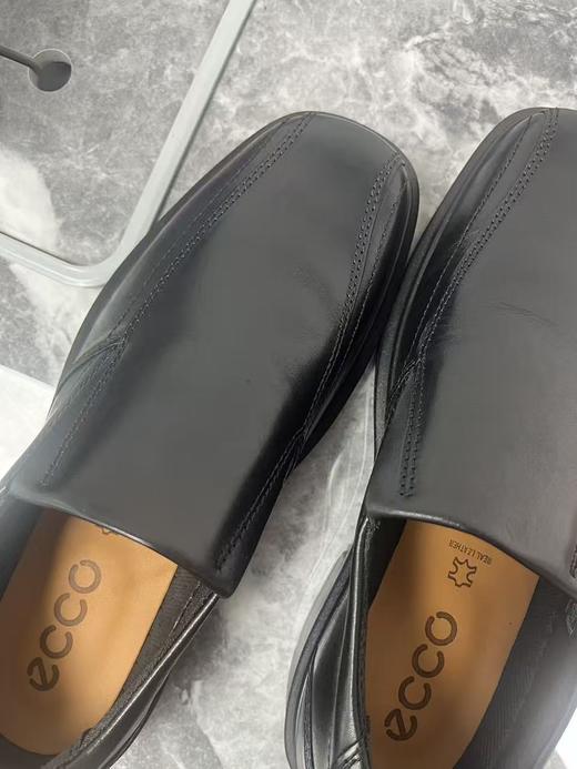 瑕疵ECCO/爱步 男士乐福鞋一脚蹬休闲商务方头皮鞋 赫尔辛基 540704 商品图2