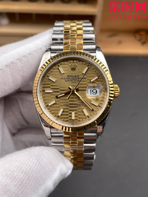 劳力士 VS日志36系列 间金款36mm 男士腕表 3235机 五珠带 表径36mm 小手腕福音 商品图2