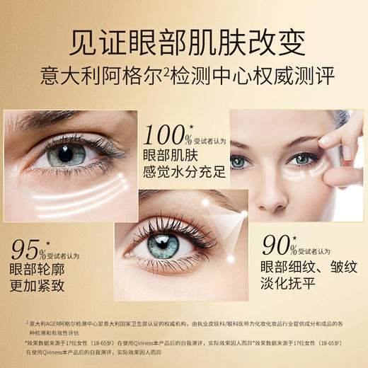 Qiriness科宁思金钻抗抚纹眼唇霜15ml 商品图4