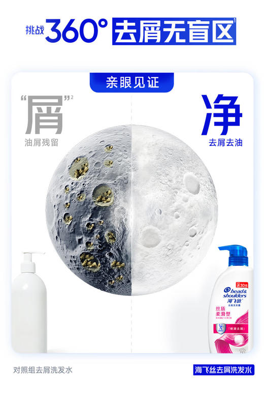 海飞丝去屑洗发水（丝质柔滑型）430ml 商品图3