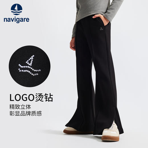 【纳维凯尔】【加绒】【140-170】意大利小帆船女童加绒保暖长裤 商品图2