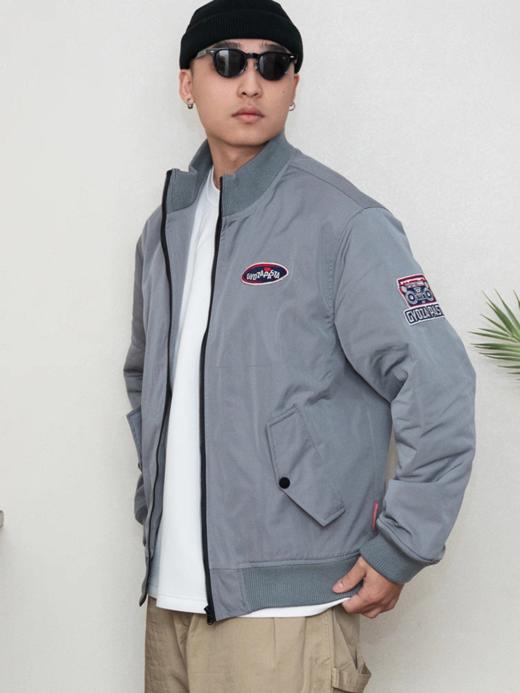 GYOZA PASTA/GP25AW-C060/针织立领空军夹克棉服外套 商品图1