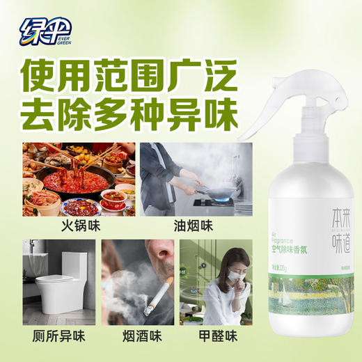 绿伞本来味道空气除味香氛衣物去油烟味火锅味除味喷雾神器室内用 商品图1