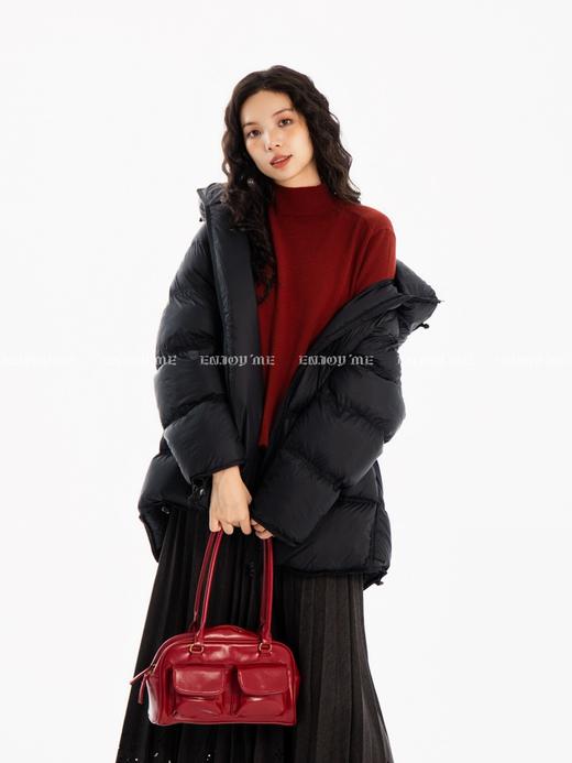 【门店同款】ENJOY冬季“暖冬软糖”云朵泡芙连帽羽绒服 167144081 商品图1