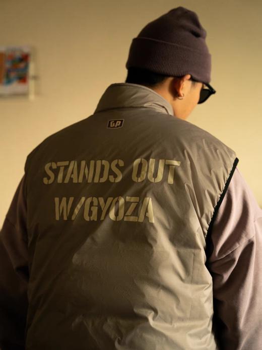 GYOZA PASTA/GP25AW-C057/棉两面穿棉服马甲外套男女 商品图2