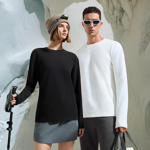 Supield云感热力绒保暖打底衫T恤男女款7A抗菌防静电吸湿排汗 商品图3