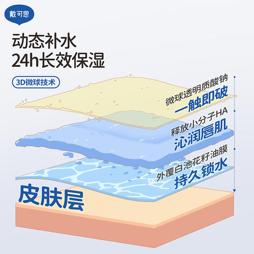 戴可思维生素特润修护唇膏保湿滋润淡化唇纹润唇膏舒缓敏唇可用♥ 商品图3