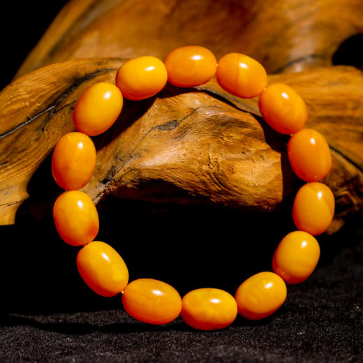 天然妖花蜜蜡手串项链男女款 满蜜文玩珠子 商品图5