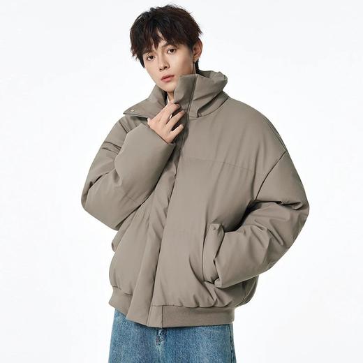 【蓬松度高 三层保暖 细腻超纤皮】斯辰唯佳情侣宽松百搭免洗棉衣外套（A87-DQC5555） 商品图0