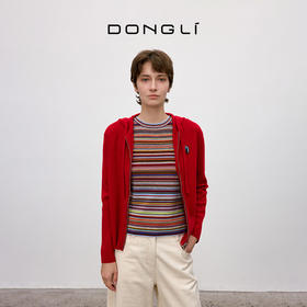 东黎 • 你本珍贵 山羊绒女士秋季拉链开衫 5550