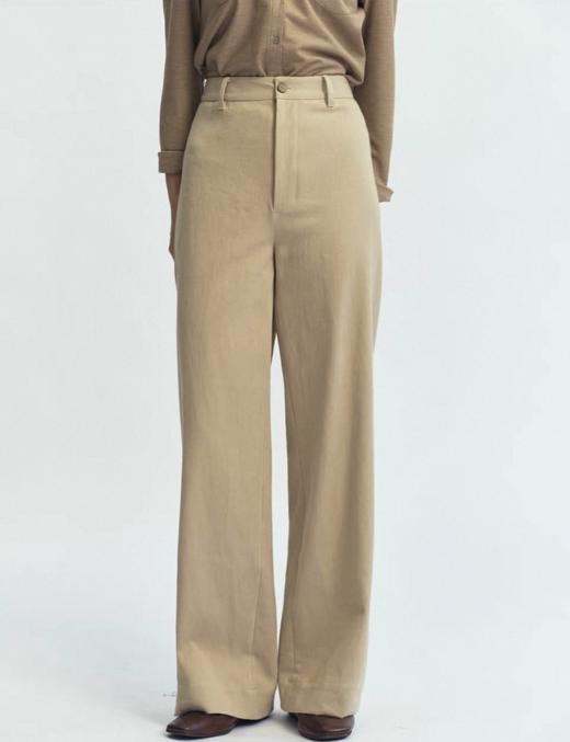 JAI 25AW /米黄色/鼠尾草绿/深蓝色make you longer棉麻长裤 商品图3