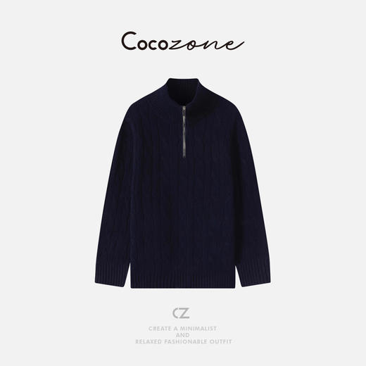 COCO ZONE 刘 一一 【100绵羊毛】半高领毛织上衣 CD2A2803 商品图0