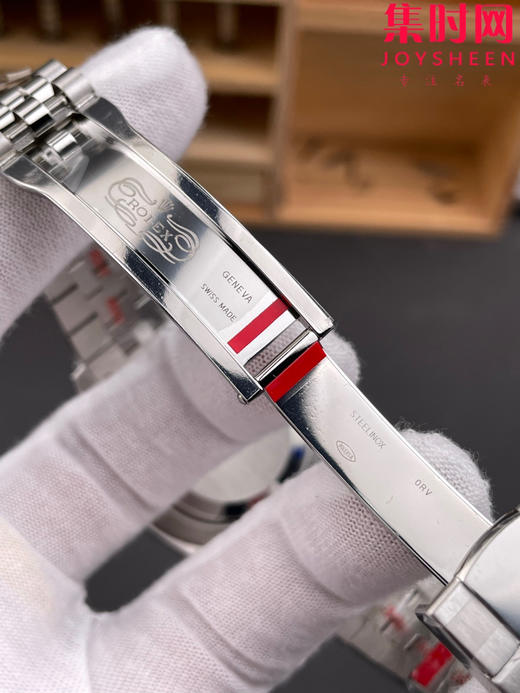 劳力士 VS日志41系列 VS日志V2版 灰盘钻面 灰钻盘 男士腕表 丹东3235机 五珠带 表径41mm 商品图6