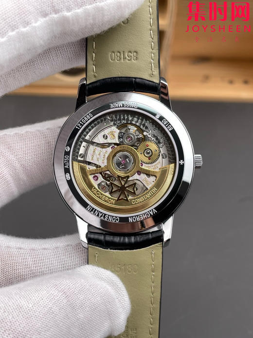江诗丹顿 传承系列85180 VC+原版78克配重版 男士腕表 三针款 商品图4