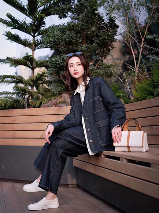 XY32-小禾 土壤系列 加绒牛仔裤（SS） 商品图0