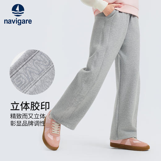 【纳维凯尔】【加绒】【140-170】意大利小帆船女童冬款加绒休闲裤 商品图6