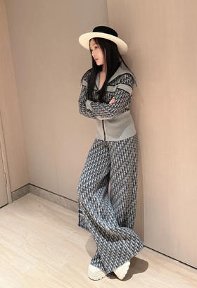 XY27-迪奥 羊绒深灰裤（SS）