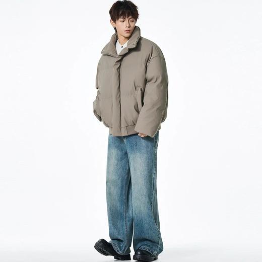 【蓬松度高 三层保暖 细腻超纤皮】斯辰唯佳情侣宽松百搭免洗棉衣外套（A87-DQC5555） 商品图2