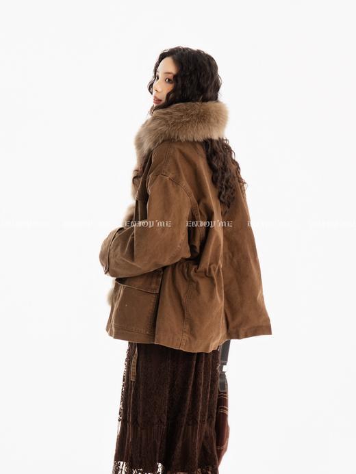 【门店同款】ENJOY冬季“游牧漫寻”多口袋收腰羽绒外套 167445183 商品图2