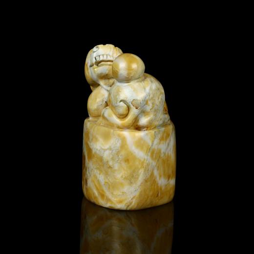 孤品017406昌化石貔貅钮大随形5.0*3.5*6.0cm 商品图1