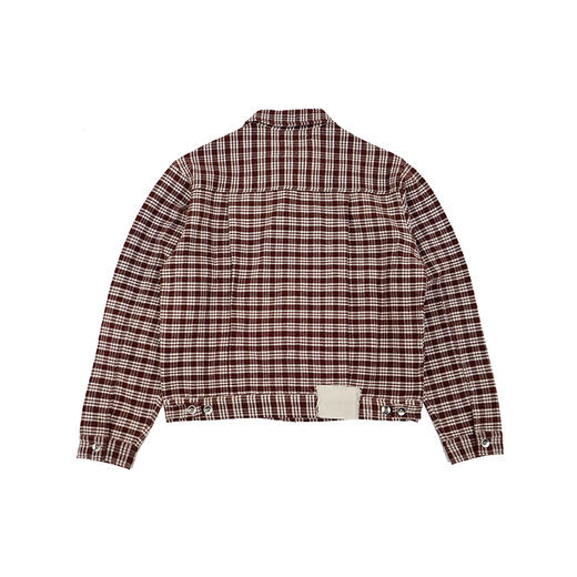 Story mfg TUESDAY JACKET 天然染色格子短款夹克外套 商品图4