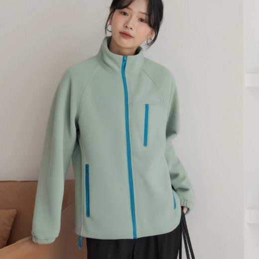 斯辰唯佳情侣抓绒衣|双面奥粒绒，厚实保暖，九色可选 商品图0