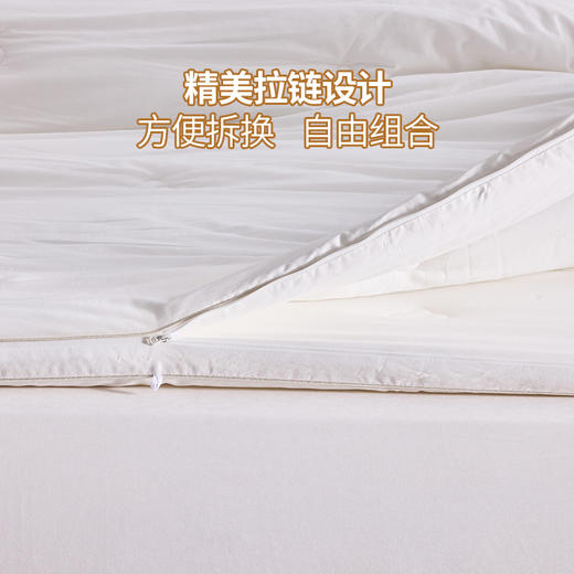 多喜爱 植蕴大豆亲肤被/加厚冬被/拉链子母被【大豆纤维】【全棉提花面料】【科学配比】【柔软舒适】多款厚度 精美绗缝 绣花&K线工艺 商品图4
