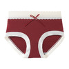 【“红”运当头❗️结婚&本命年女士内裤】 纯棉石墨烯裆 女大红色结婚新年红三角内裤 大码内裤 商品缩略图3
