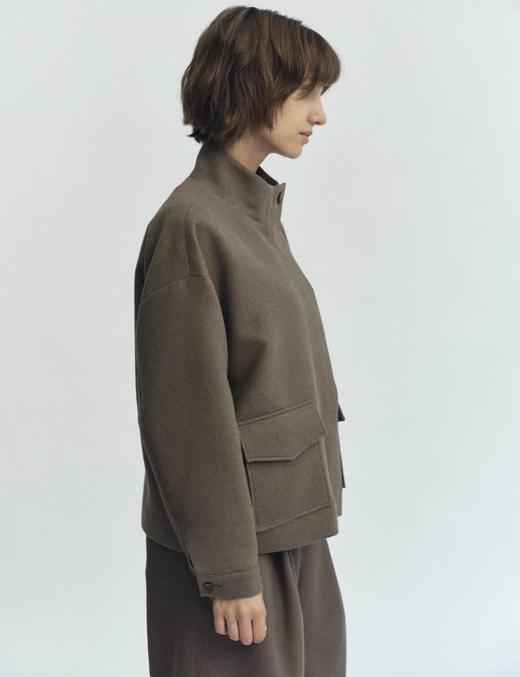 JAI 25AW 米灰色绵羊毛自由之丘外套 商品图1