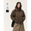 HeyDress宽松立领撞色羽绒服 商品缩略图0