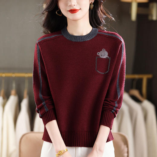 高级感宽松上衣遮肚子，显瘦洋气内搭打底衫CC-MY-1287 商品图3