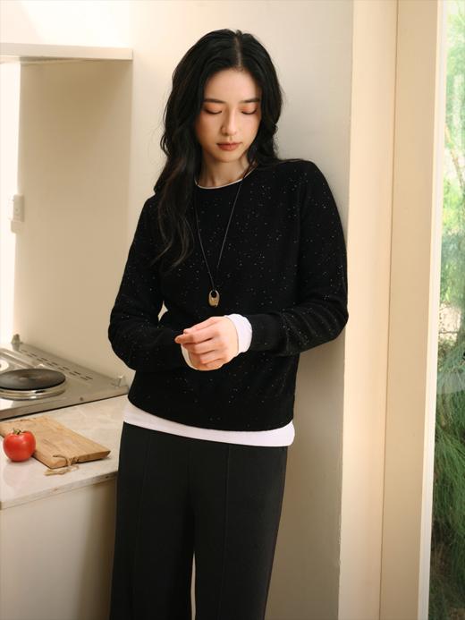 绵羊毛珠片纱毛衫FCF3WST090 商品图4