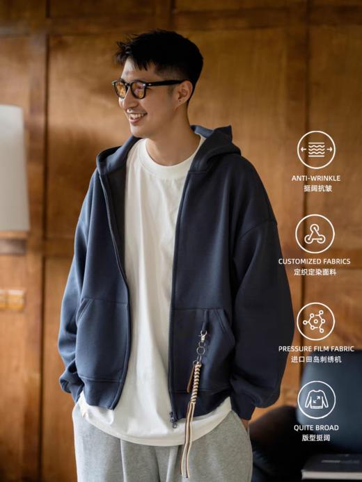 GYOZA PASTA/GP25AW-C055/双头拉链帽衫开衫连帽卫衣外套 商品图0