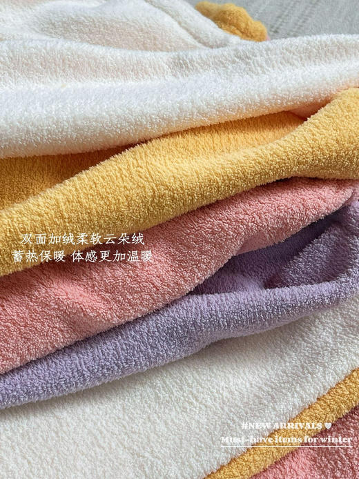 李允珍原版云朵绒拉链款情侣亲子套装儿童双面泡芙绒套装 商品图8