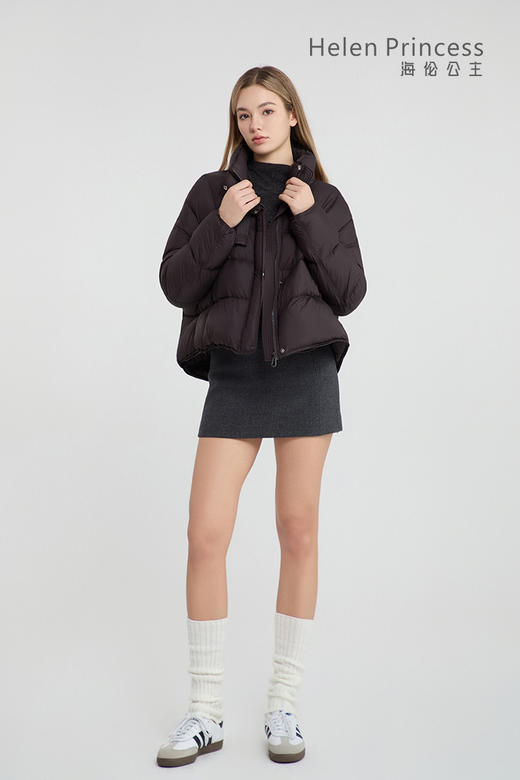 宽松落肩面包羽绒服 商品图1