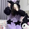 【GZ】无忧购可爱草莓熊维尼熊玉桂狗珊瑚绒睡袍+长裤套装（截单后3-5天发货) 商品缩略图5