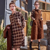 美拉德灯芯绒马甲连衣裙套装女2025年春季新款格子时尚高档两件套 商品缩略图1