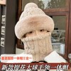 帽子围脖一体女冬2025新款加绒加厚骑车防风防寒电动车保暖套头帽 商品缩略图0