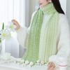 苏苏姐家软茸花簇围巾手工diy编织梦羽毛线团自制围巾钩针材料包 商品缩略图1