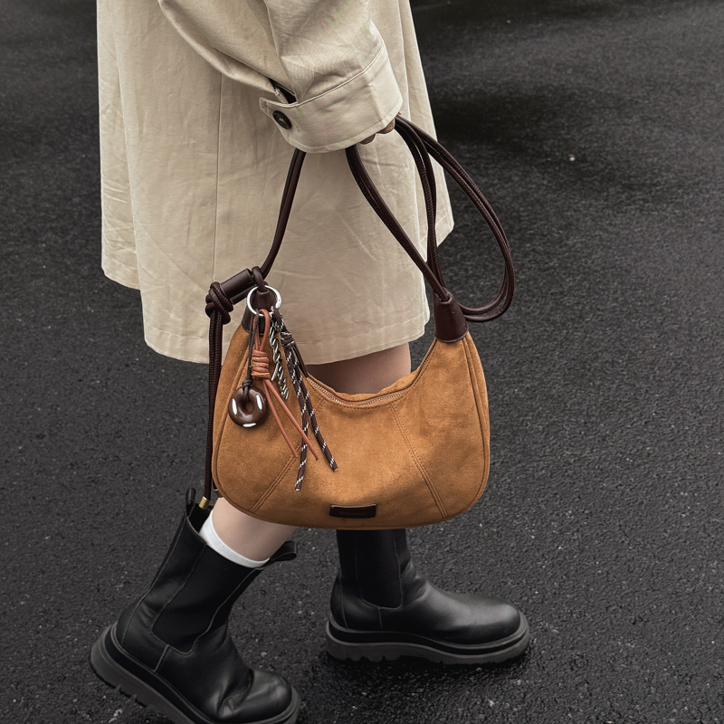 【喵小仟 麂皮绒包包合集】美拉德色系 秋冬包包 通勤约会百搭