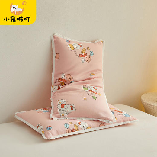 【品牌直发】小象咘叮 A类母婴双层纱儿童棉花枕30x50cm yb1112001 商品图3