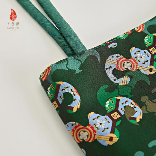 【上久楷 X 恭王府】宋锦腋下包彩画蝙蝠XB3B105204001 商品图6