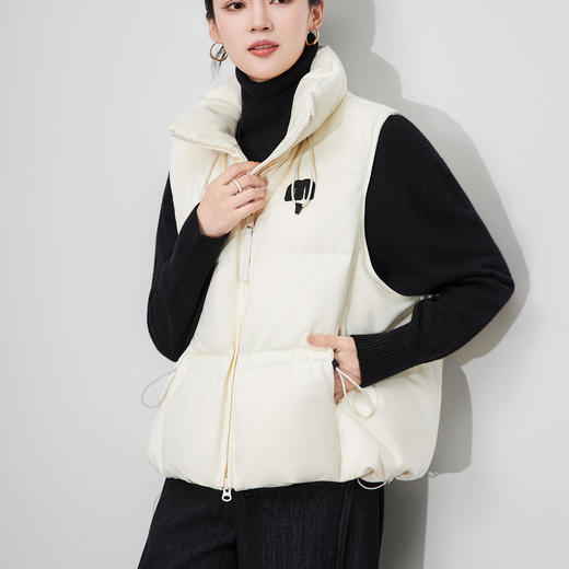 「高货wl」全新升级【铂金会员413/天猫559/差价146】(04901)洛诗琳休闲90白鸭绒羽绒服背心2025冬季外套防风保暖马甲 商品图1