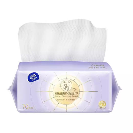维达初肌秘密洗脸抽取式棉柔巾V1170A（6901236348949 ） 商品图0