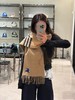 【代购级 出入专柜无压力】Burberry双面羊绒围巾 经典的格纹配上战马提花 超显气质和高级 不过时的一款~ 商品缩略图2