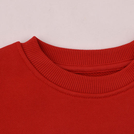 棉果果冬季新品新年款喜庆节日氛围中国红男童女童大毛圈中国风卫衣M502180225766 商品图3