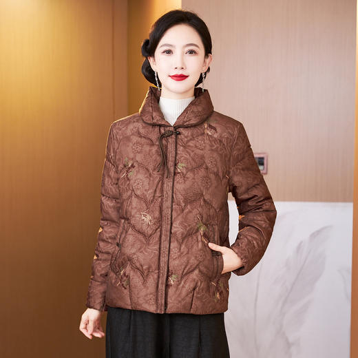 TC 621687羽绒服加厚保暖白鸭绒外套 商品图1