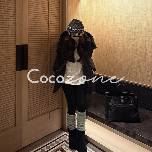 COCO ZONE 刘 一一 “极寒”90白鹅绒连帽拉链鹅绒服 CD2A2792 商品图0